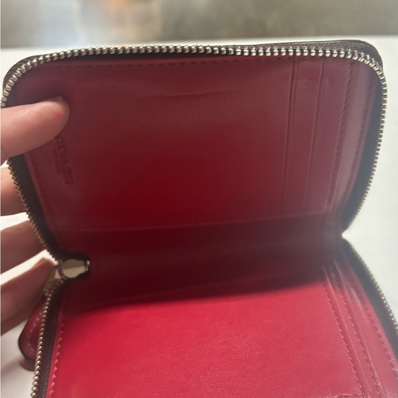 Coach Dark Brown Signature Wallet - Picture 6 of 8